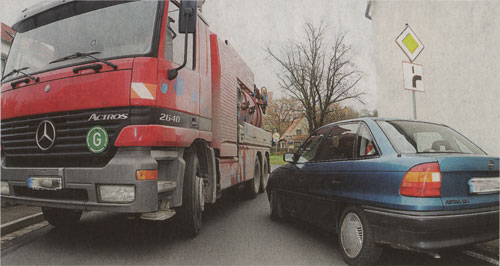 Schon jetzt geht es mitunter eng zu in Cavertitz. Gegner bef�rchten, dass im Falle eines Gesteinsabbaus, die 40-Tonner im Minutentakt durch den Ort fahren.