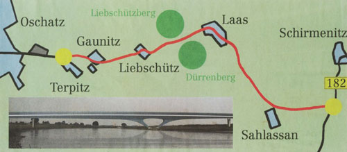 Die neue S 21 (rot) soll nach W&uuml;nschen des Stra&szlig;enbauamtes