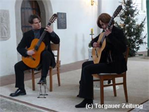 Anne-Kathrin Gerbeth und Bernhard Dolch bei ihrem exzellenten Konzert